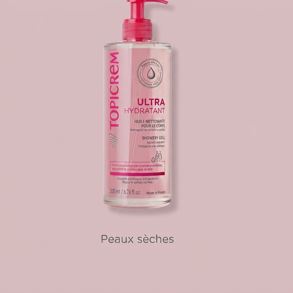 Topicrem Gel Douche Ultra-Hydratant – peaux sèches disponible chez Paris Kin Shopping à Kinshasa