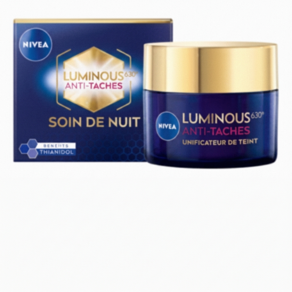 Nivea Luminous630 soin de nuit anti-taches 50 ml disponible chez Paris Kin Shopping à Kinshasa
