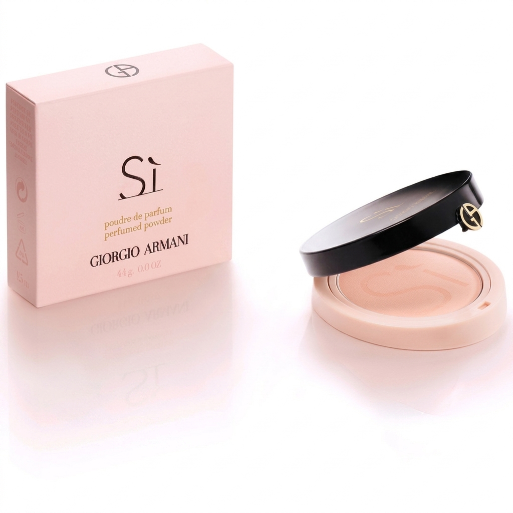 Armani Sì poudre parfumée disponible chez Paris Kin Shopping à Kinshasa