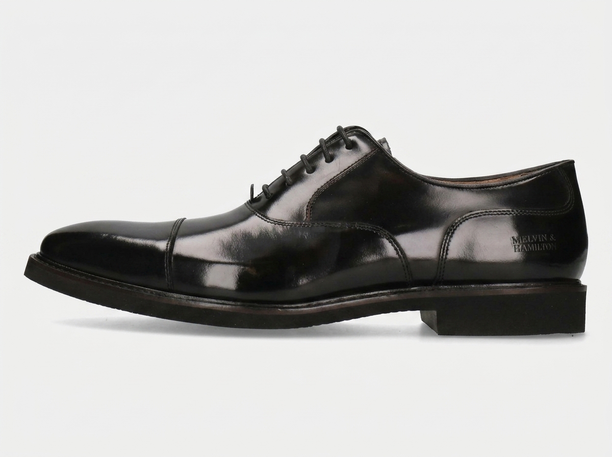 Melvin & Hamilton – Richelieu Dino 3 en cuir noir disponible chez Paris Kin Shopping à Kinshasa