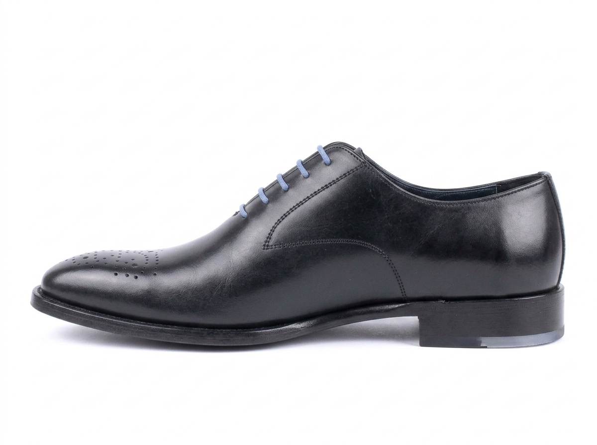 Segarra – Richelieu en cuir noir semelle 3 cm disponible chez Paris Kin Shopping à Kinshasa