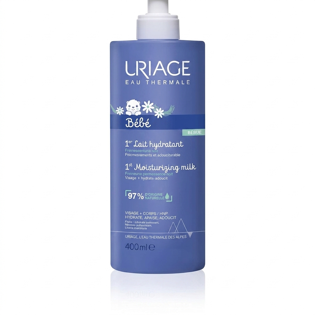 Uriage Bébé 1er lait hydratant disponible chez Paris Kin Shopping à Kinshasa
