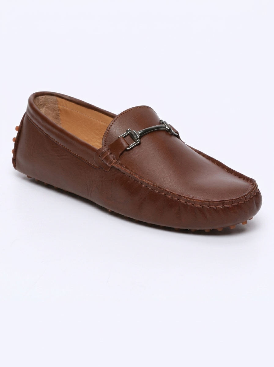 John Scott – Mocassins Harold Napa marron disponible chez Paris Kin Shopping à Kinshasa