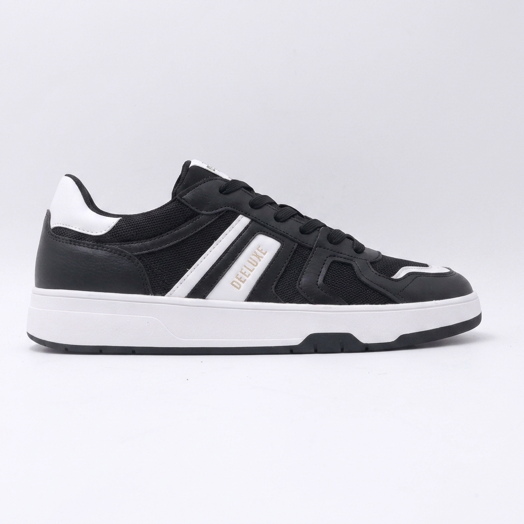 Deeluxe – Sneakers noir et blanc disponible chez Paris Kin Shopping à Kinshasa