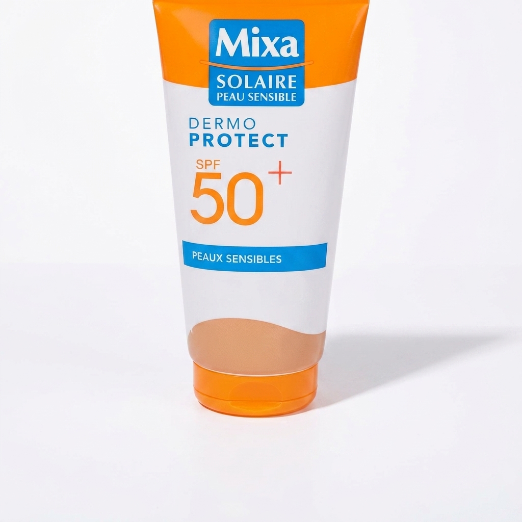 Mixa Solaire Dermo Protect SPF 50+ disponible chez Paris Kin Shopping à Kinshasa