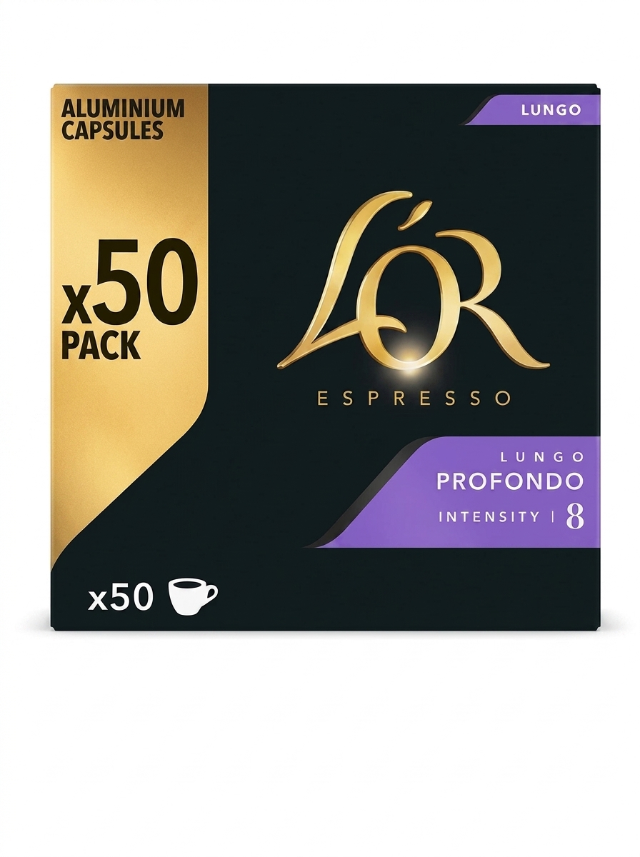 L’Or Espresso capsules Lungo Profondo N°8 ×50 disponible chez Paris Kin Shopping à Kinshasa