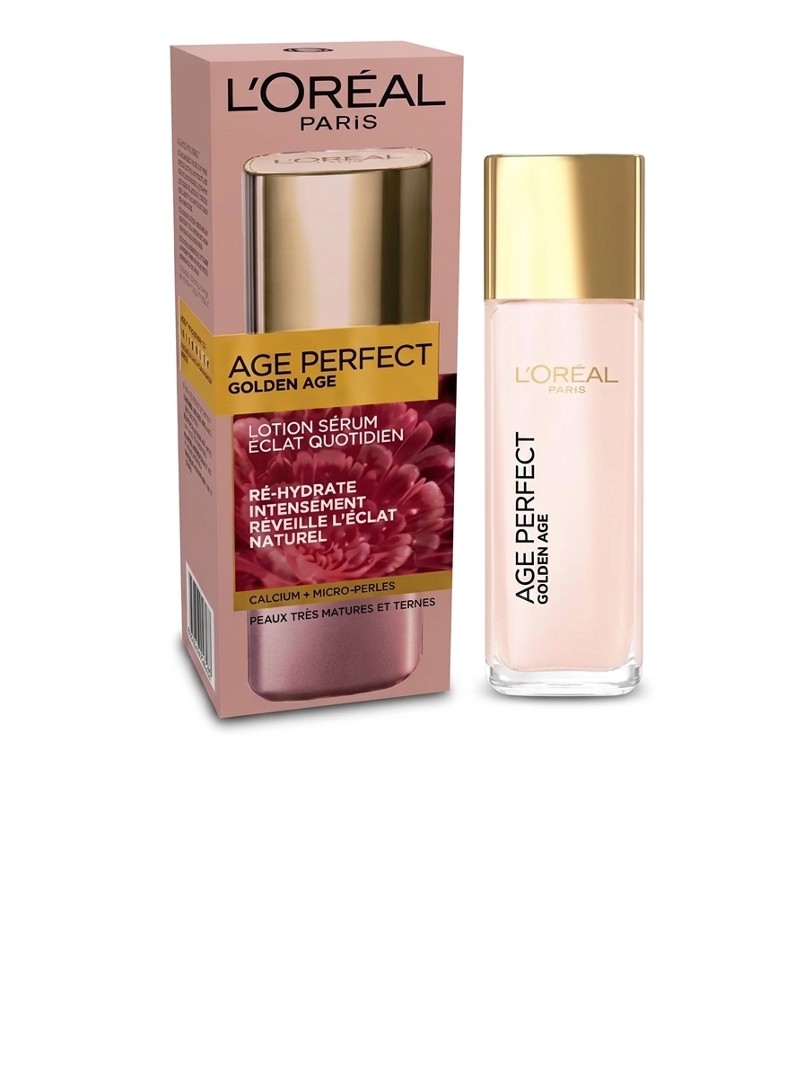 L’Oréal Paris Age Perfect Golden Age lotion sérum éclat 125 ml disponible chez Paris Kin Shopping à Kinshasa