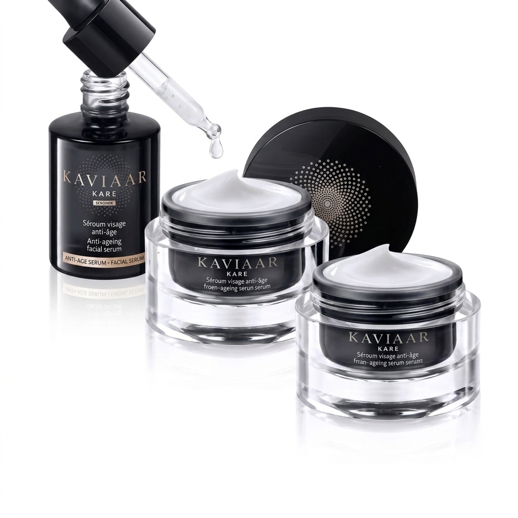 Kaviaar Kare coffret anti-âge complet disponible chez Paris Kin Shopping à Kinshasa