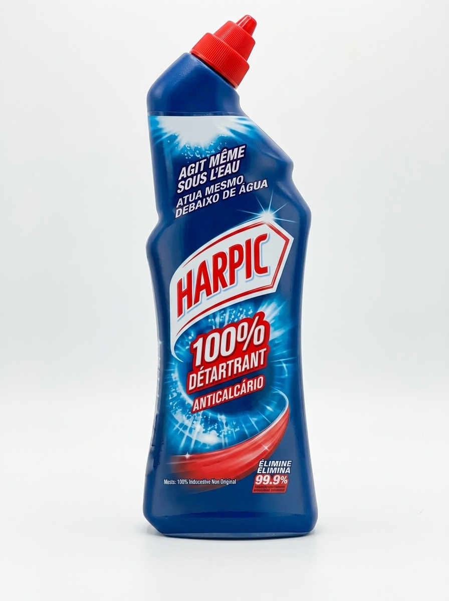 Harpic gel WC 100 % détartrant disponible chez Paris Kin Shopping à Kinshasa