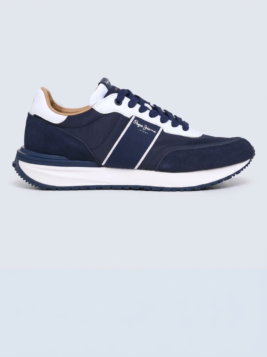 Pepe Jeans – Sneakers Buster Club bleu marine disponible chez Paris Kin Shopping à Kinshasa