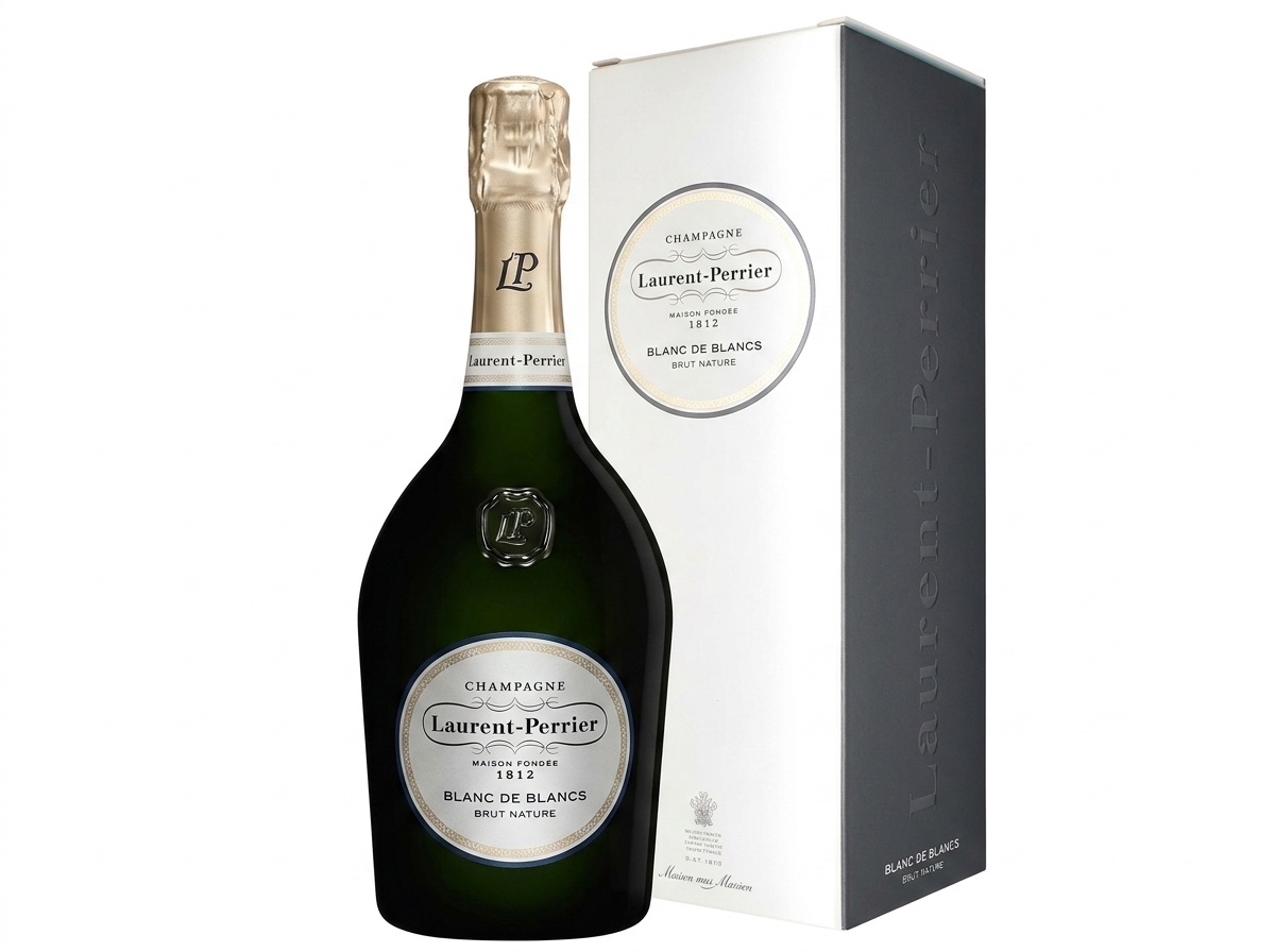 Champagne Laurent-Perrier - Blanc de Blancs - Brut Nature - en étui 0,75 L disponible chez Paris Kin Shopping à Kinshasa