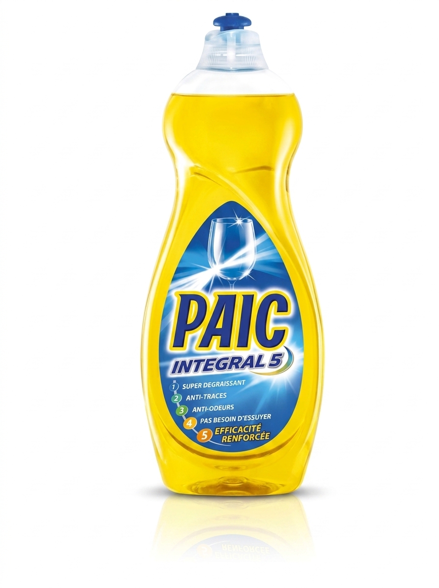 Paic liquide vaisselle Intégral 5 disponible chez Paris Kin Shopping à Kinshasa