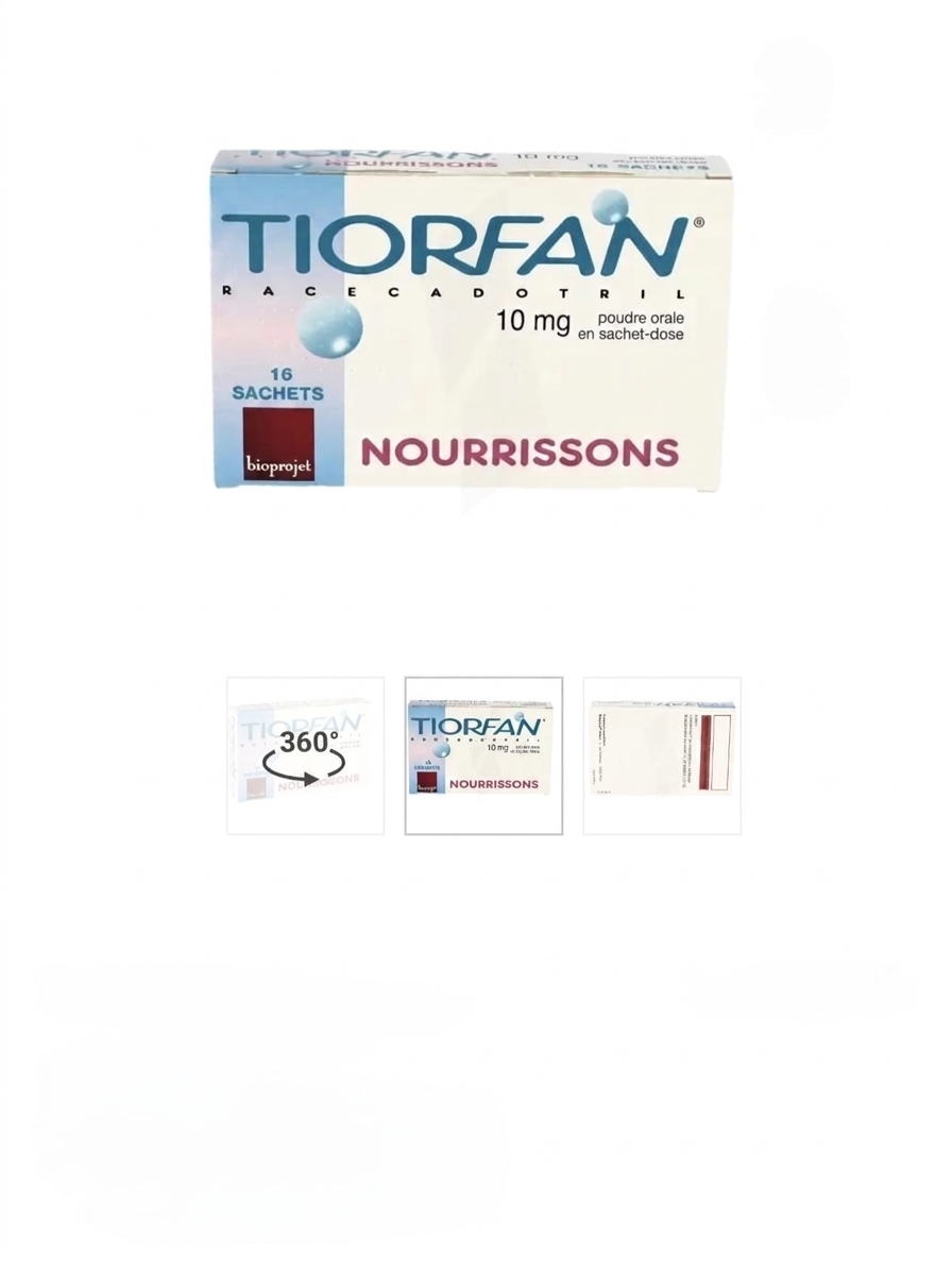 TIORFAN 10 mg Nourrissons Poudre orale disponible chez Paris Kin Shopping à Kinshasa