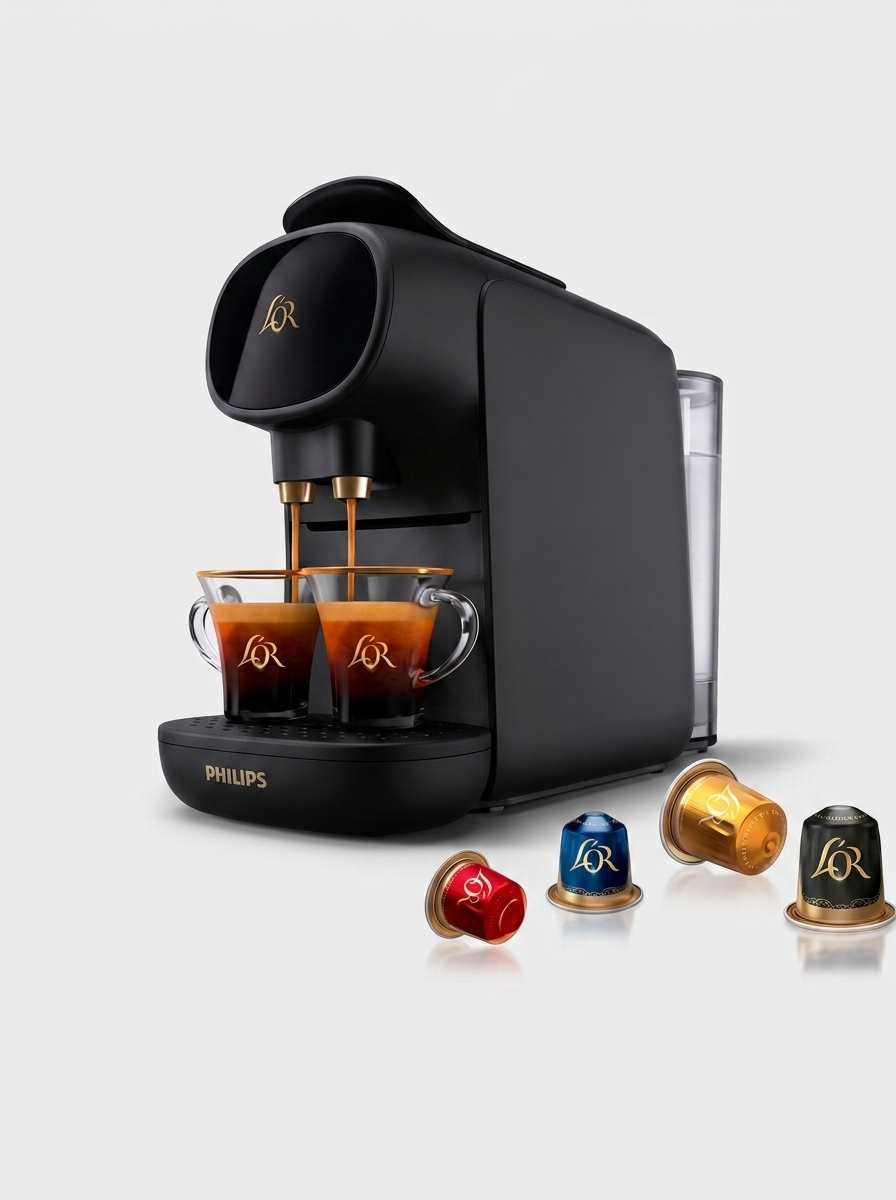 L’Or Barista Sublime – lot machine et capsules disponible chez Paris Kin Shopping à Kinshasa