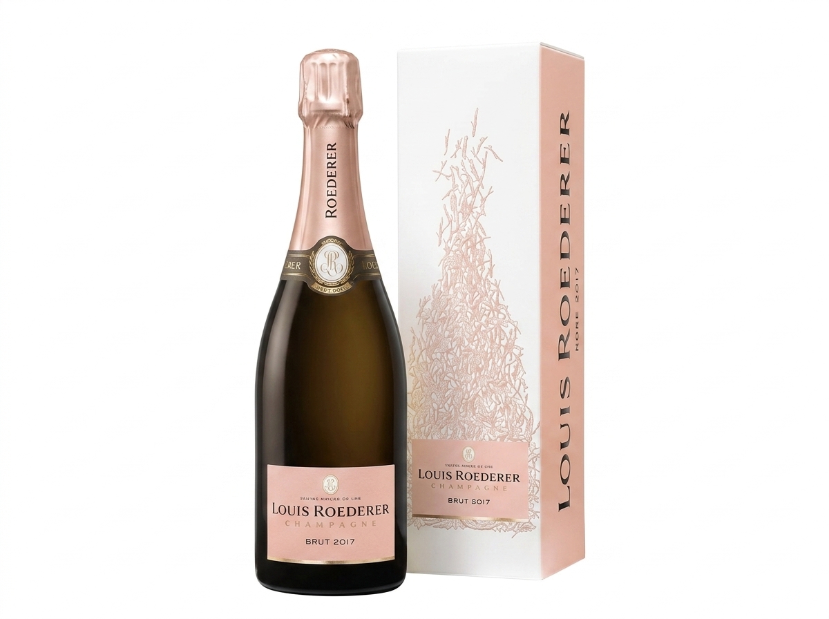Champagne Louis Roederer - Brut Rosé Millésime 2017 - en étui 0,75 L disponible chez Paris Kin Shopping à Kinshasa