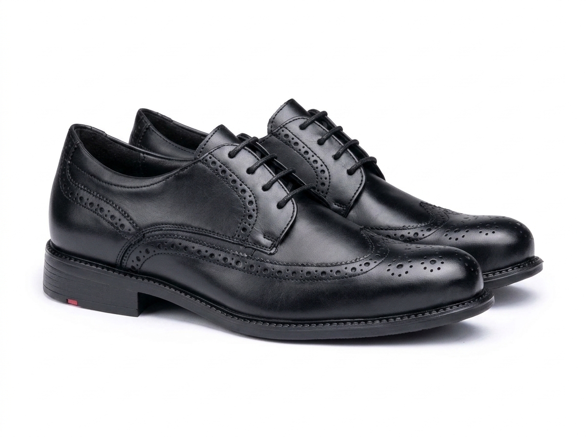 Lloyd – Derbies Tampico en cuir lisse noir disponible chez Paris Kin Shopping à Kinshasa