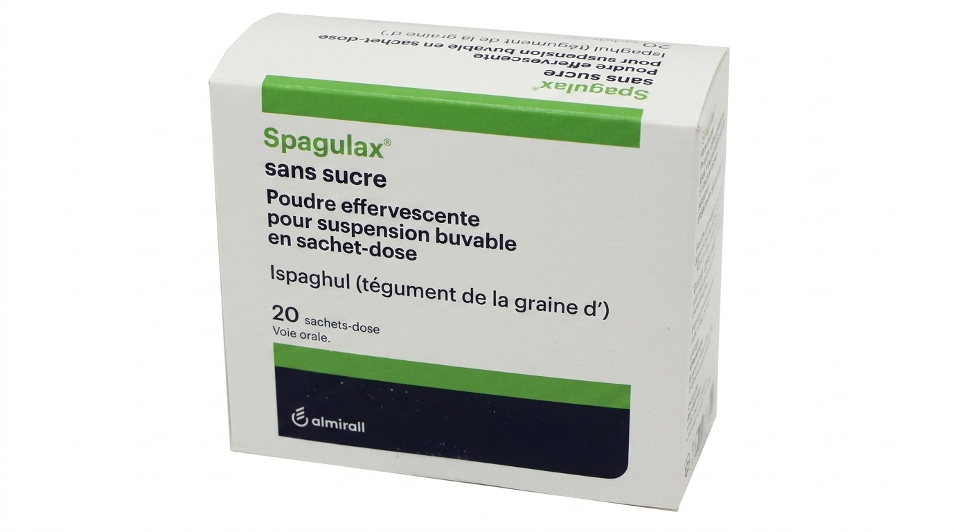 Spagulax sans sucre Poudre effervescente 20 sachets disponible chez Paris Kin Shopping à Kinshasa