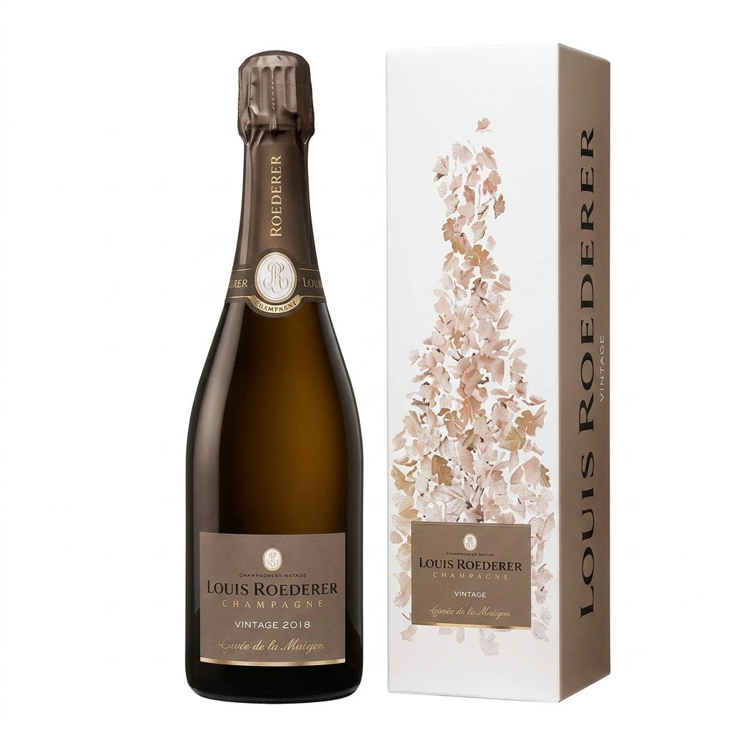 Champagne Louis Roederer - Brut Millésime 2018 - en étui 0,75 L disponible chez Paris Kin Shopping à Kinshasa
