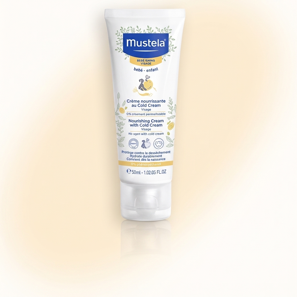 Mustela crème nourrissante au cold cream – peau sèche 200 ml disponible chez Paris Kin Shopping à Kinshasa