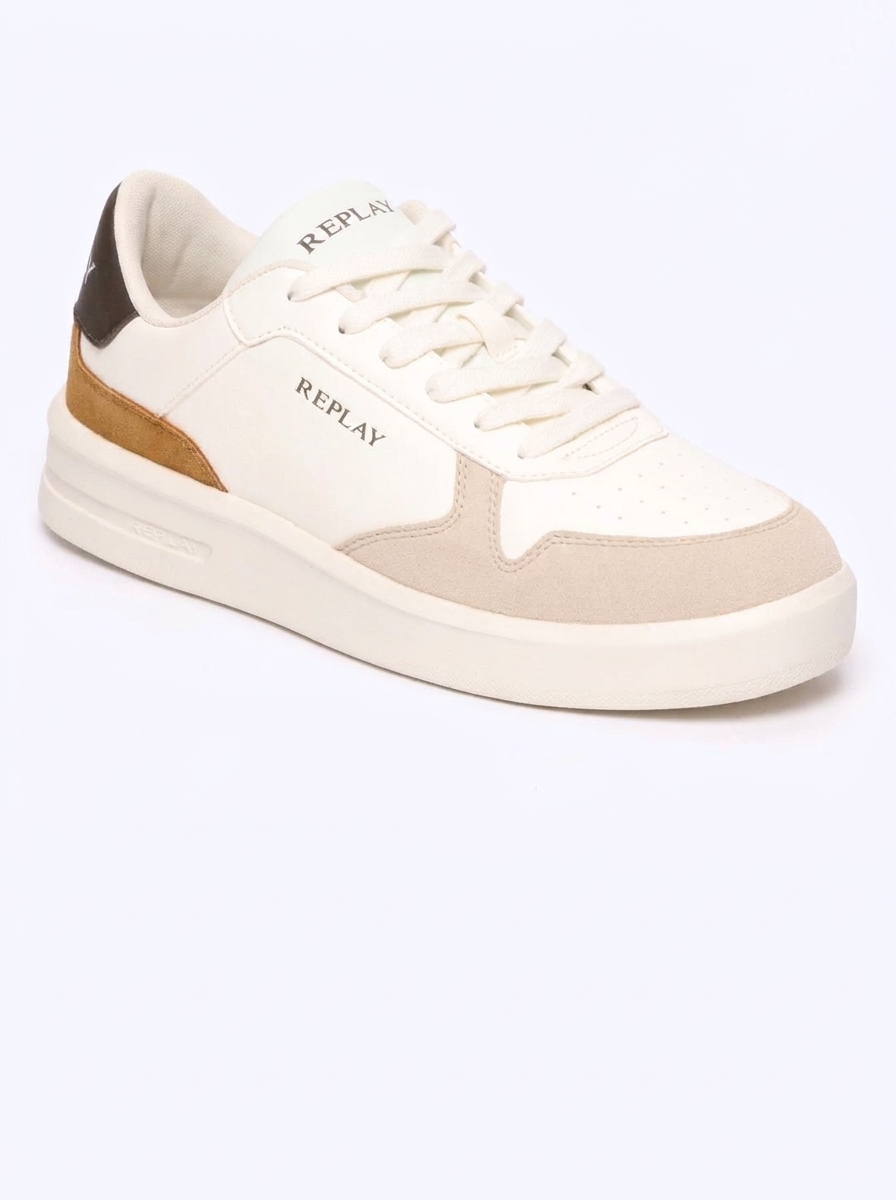 Replay – Sneakers Université M Court blanches disponible chez Paris Kin Shopping à Kinshasa