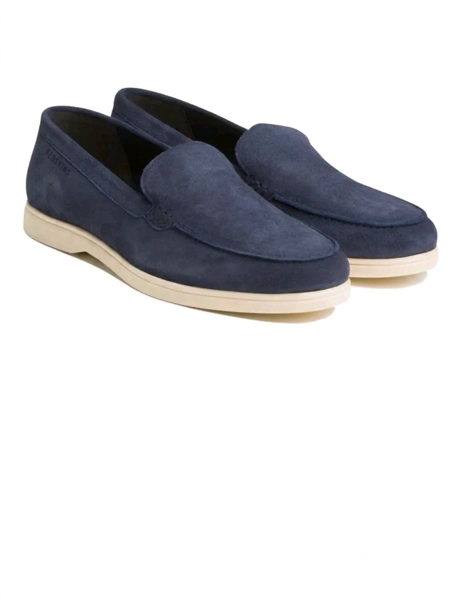 Redskins – Mocassins Alster en cuir suédé bleu marine disponible chez Paris Kin Shopping à Kinshasa