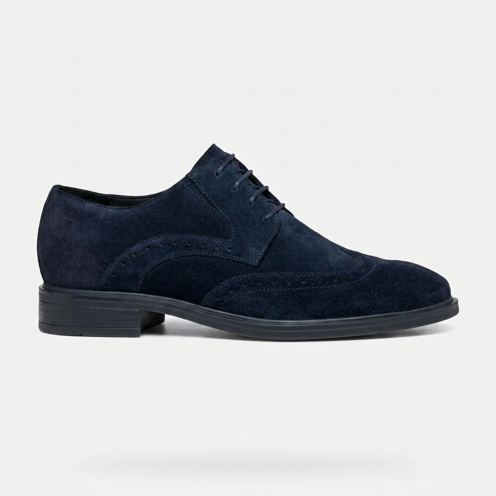 Geox – Derbies Gladwin en daim marine disponible chez Paris Kin Shopping à Kinshasa