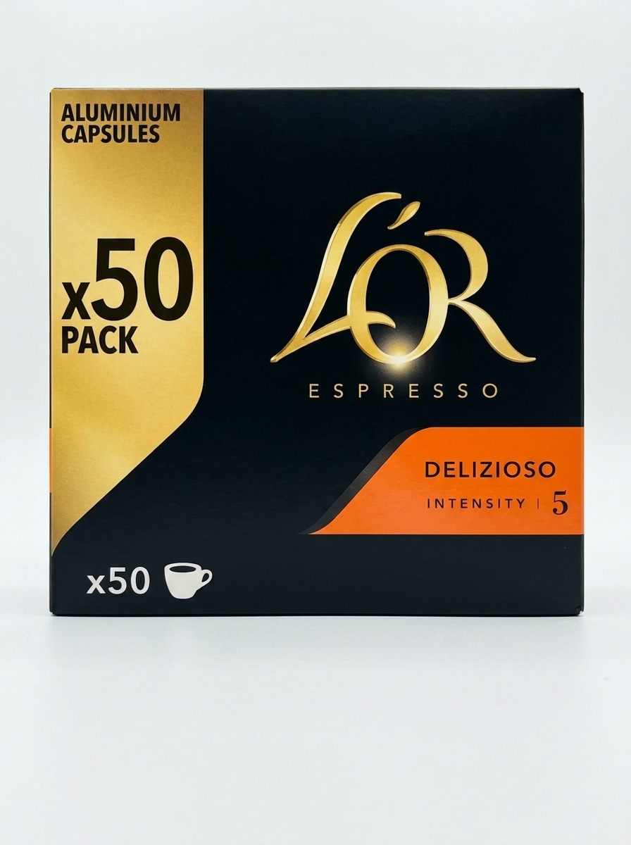 L’Or Espresso capsules Delizioso N°5 ×50 disponible chez Paris Kin Shopping à Kinshasa